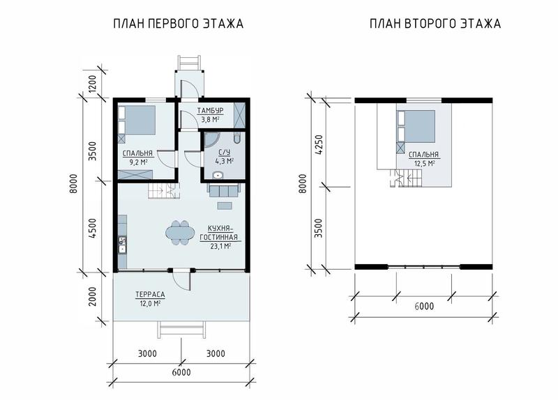 Проект дома в стиле А-фрейм проект Алексей